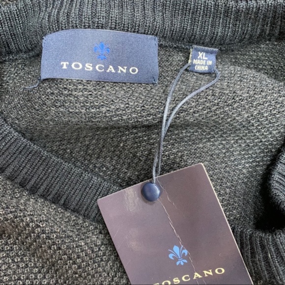 Toscano Crew Neck Long Sleeve Sweater - Picture 5 of 6